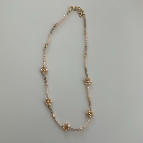 Panacea Beaded Flower Station Necklace - Brand New from Nordstrom Rack - Picture 2 of 2